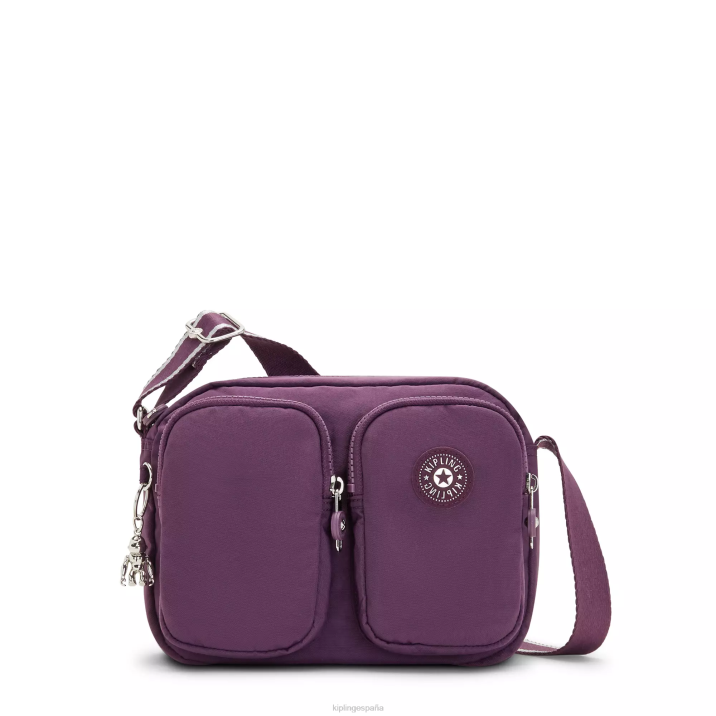 bolsa crossbody patty Kipling ciruela sin fin mujer 884V218 bolsos cruzados