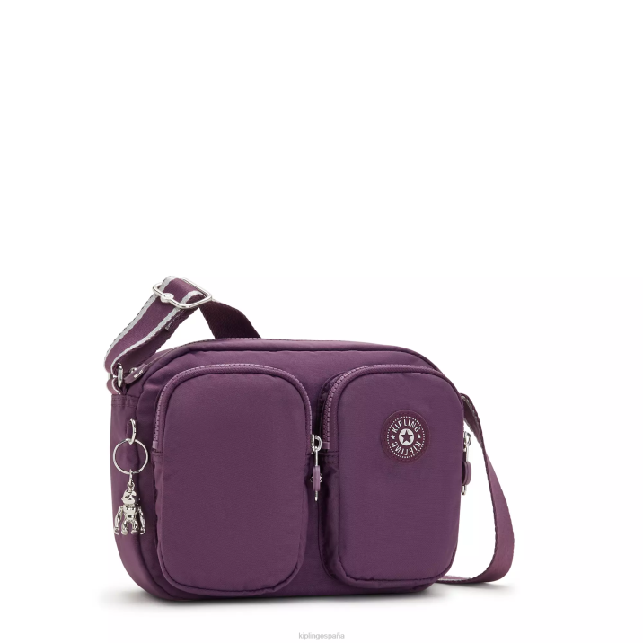 bolsa crossbody patty Kipling ciruela sin fin mujer 884V218 bolsos cruzados