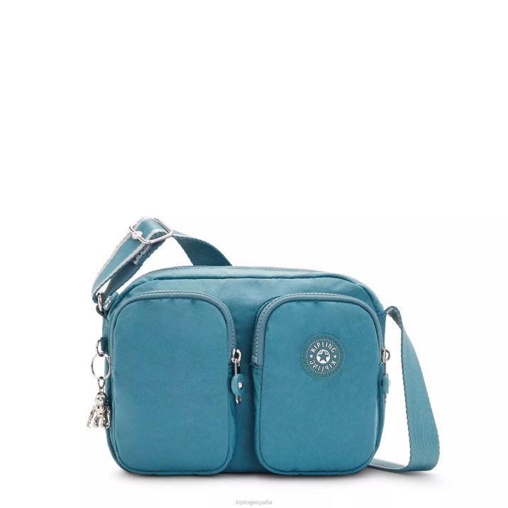 bolsa crossbody patty Kipling verde azulado del océano mujer 884V217 bolsos cruzados
