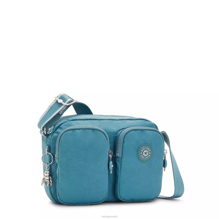 bolsa crossbody patty Kipling verde azulado del océano mujer 884V217 bolsos cruzados