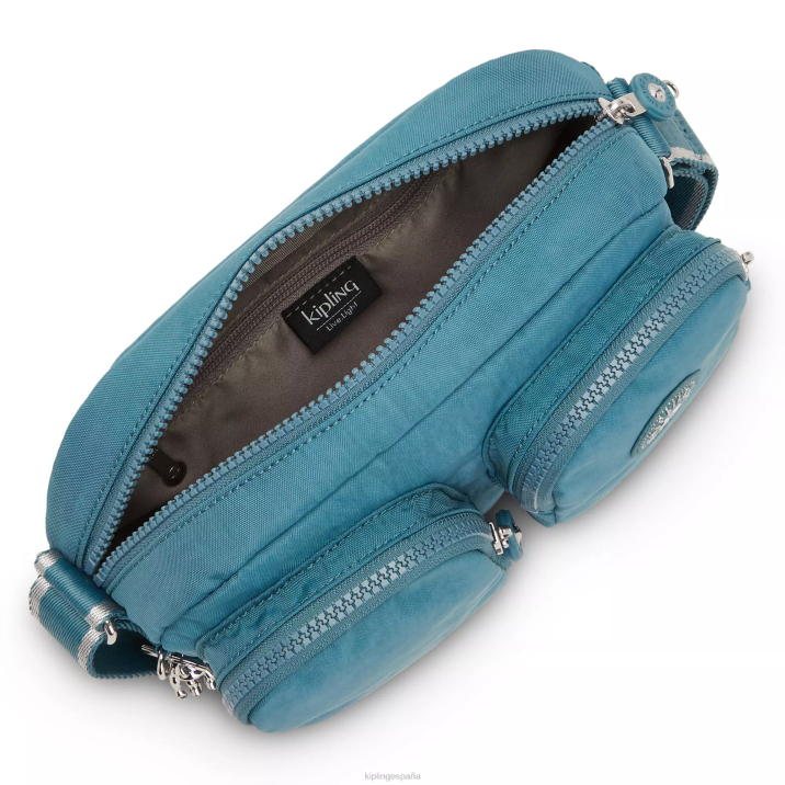 bolsa crossbody patty Kipling verde azulado del océano mujer 884V217 bolsos cruzados