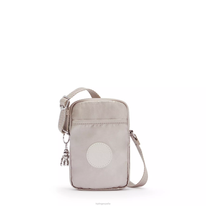 bolsa para teléfono Tally metalizada Kipling resplandor metalico mujer 884V59 bolsos cruzados