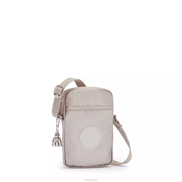 bolsa para teléfono Tally metalizada Kipling resplandor metalico mujer 884V59 bolsos cruzados