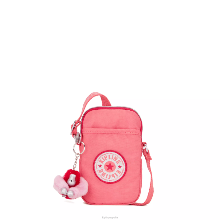 bolso cruzado para teléfono Tally Kipling alegre diversión rosa mujer 884V26 bolsos cruzados
