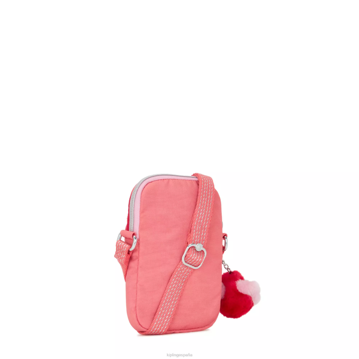bolso cruzado para teléfono Tally Kipling alegre diversión rosa mujer 884V26 bolsos cruzados