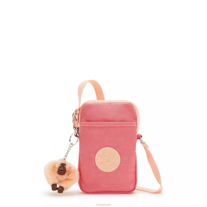 bolso cruzado para teléfono Tally Kipling rosa alegre mujer 884V55 bolsos cruzados