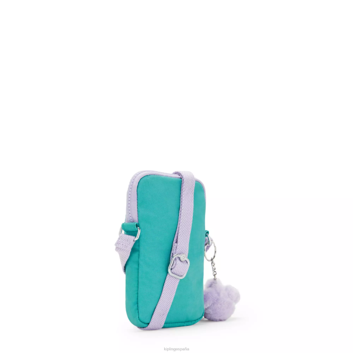bolso cruzado para teléfono Tally Kipling surfista verde mujer 884V49 bolsos cruzados