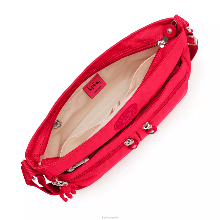 nuevo bolso bandolera angie Kipling colorete rojo mujer 884V171 bolsos cruzados