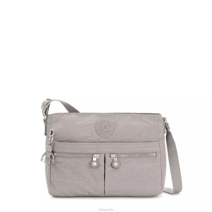 nuevo bolso bandolera angie Kipling gris gris mujer 884V167 bolsos cruzados