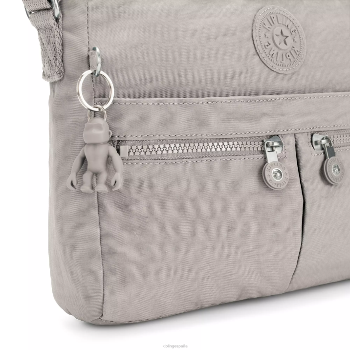 nuevo bolso bandolera angie Kipling gris gris mujer 884V167 bolsos cruzados