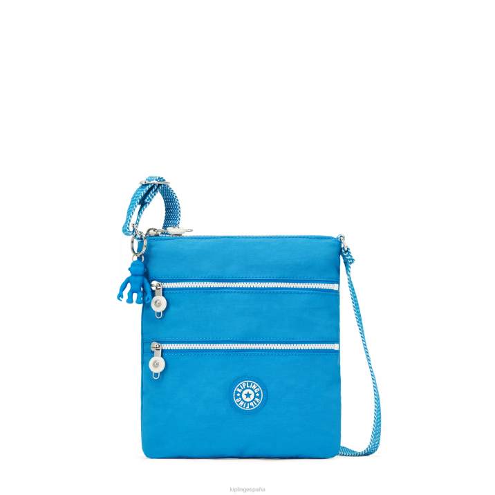 bolso bandolera mini keiko Kipling azul ansioso mujer 884V94 minibolsos