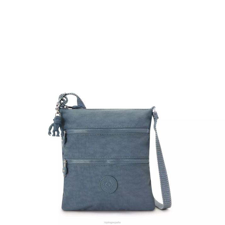 bolso bandolera mini keiko Kipling cepillo azul mujer 884V84 minibolsos