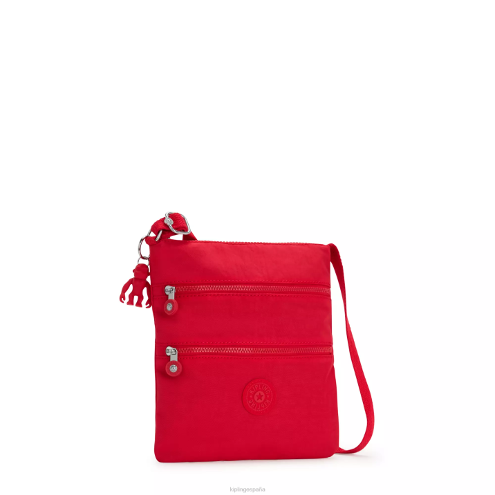 bolso bandolera mini keiko Kipling colorete rojo mujer 884V92 minibolsos