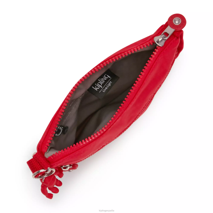 bolso bandolera mini keiko Kipling colorete rojo mujer 884V92 minibolsos