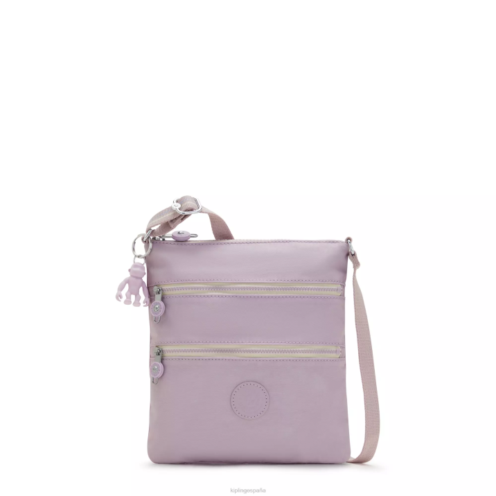 bolso bandolera mini keiko Kipling lila suave mujer 884V93 minibolsos