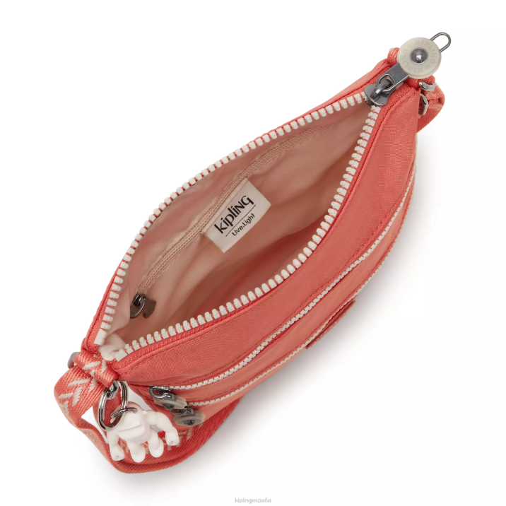 bolso bandolera mini keiko Kipling rosa de la vendimia mujer 884V87 minibolsos