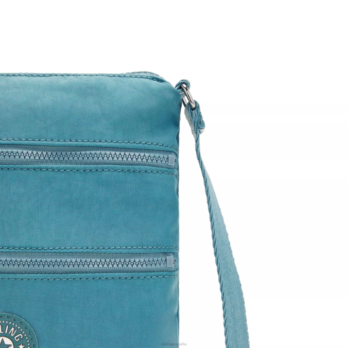 bolso bandolera mini keiko Kipling verde azulado del océano mujer 884V86 minibolsos