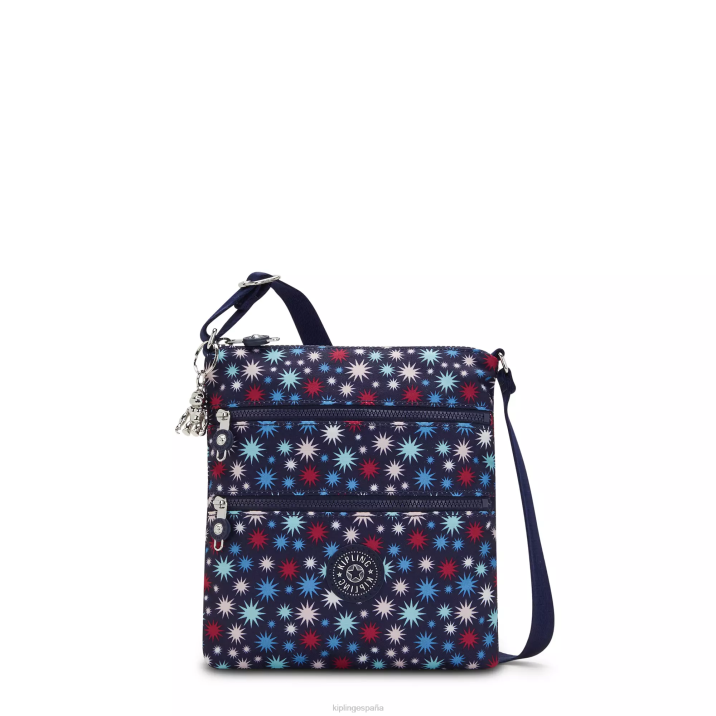 bolso bandolera mini keiko estampado Kipling estrellas funky mujer 884V5 minibolsos