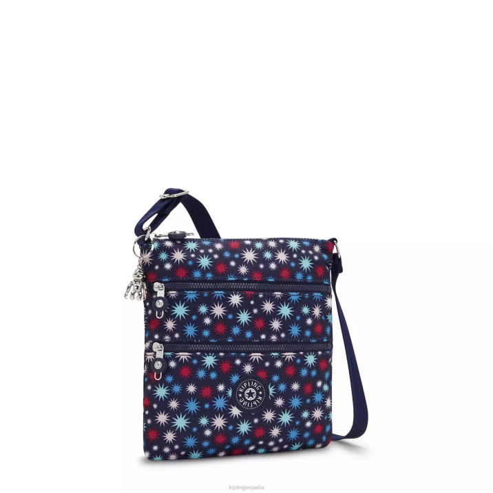 bolso bandolera mini keiko estampado Kipling estrellas funky mujer 884V5 minibolsos