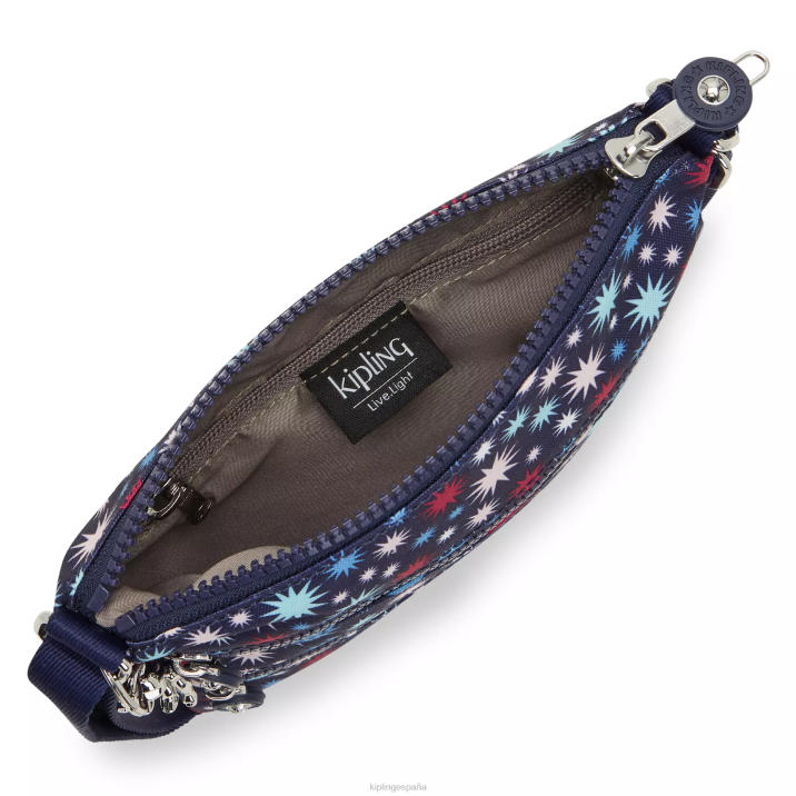 bolso bandolera mini keiko estampado Kipling estrellas funky mujer 884V5 minibolsos