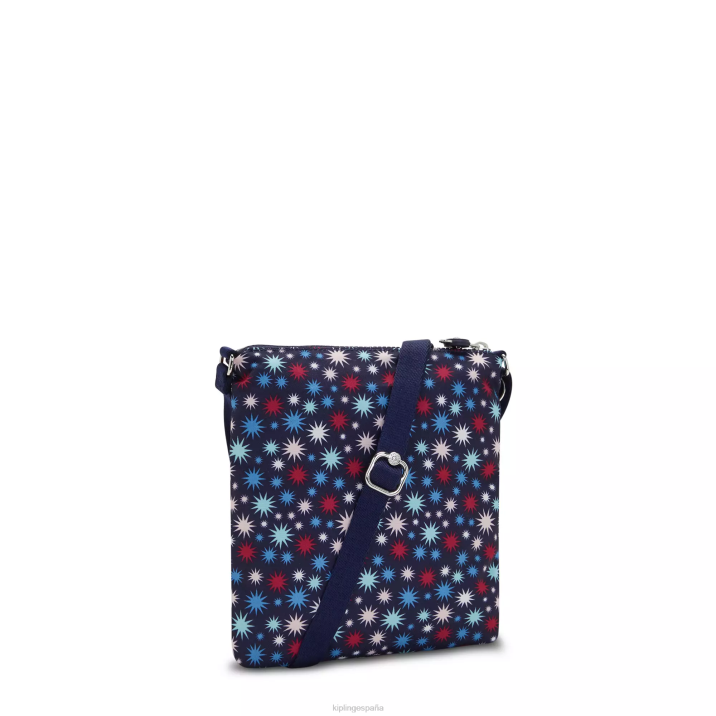 bolso bandolera mini keiko estampado Kipling estrellas funky mujer 884V5 minibolsos