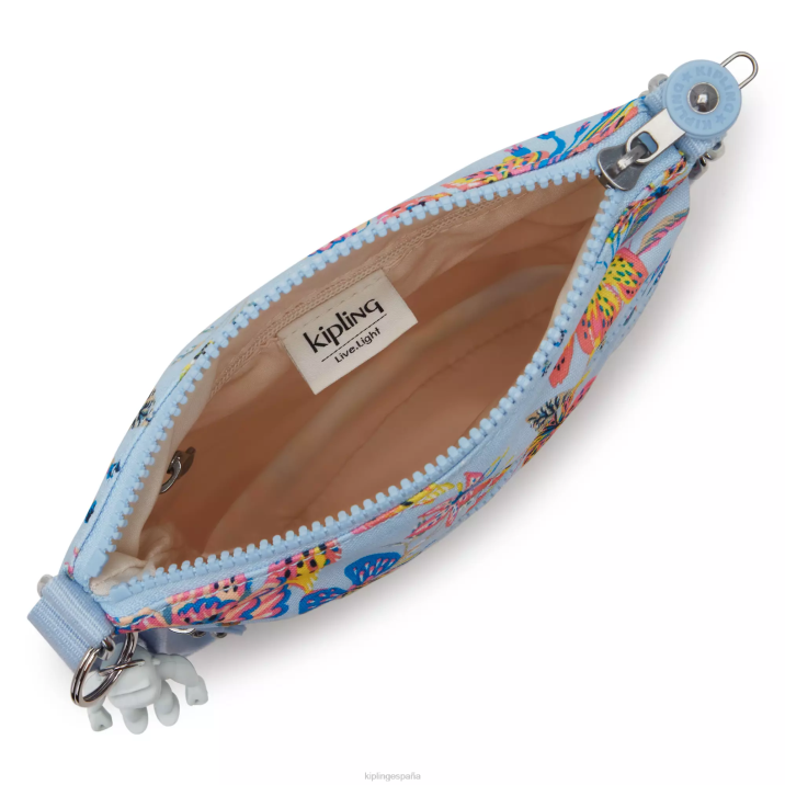 bolso bandolera mini keiko estampado Kipling flores silvestres mujer 884V6 minibolsos