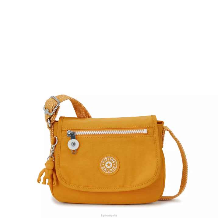 bolso bandolera sabian mini Kipling amarillo rapido mujer 884V197 minibolsos