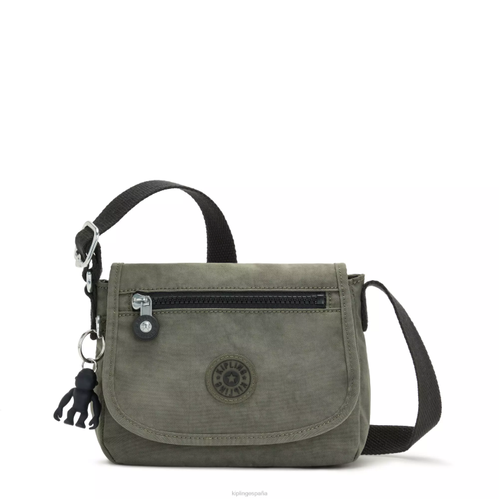 bolso bandolera sabian mini Kipling musgo verde mujer 884V196 minibolsos