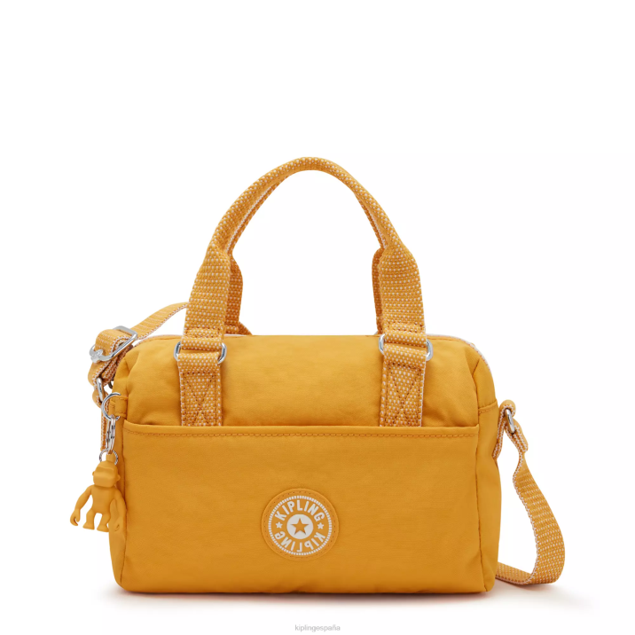 bolso mini folki Kipling amarillo rapido mujer 884V14 minibolsos