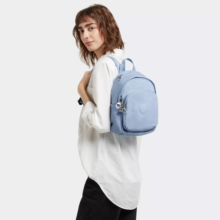 mini mochila delia Kipling cielo que se desvanece mujer 884V366 minibolsos