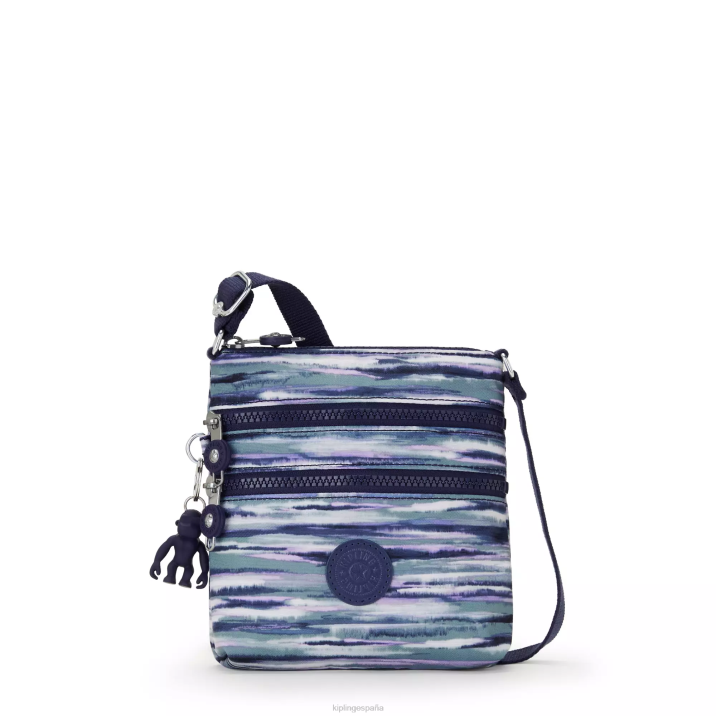minibolso alvar extrapequeño estampado Kipling rayas de pincel mujer 884V71 minibolsos