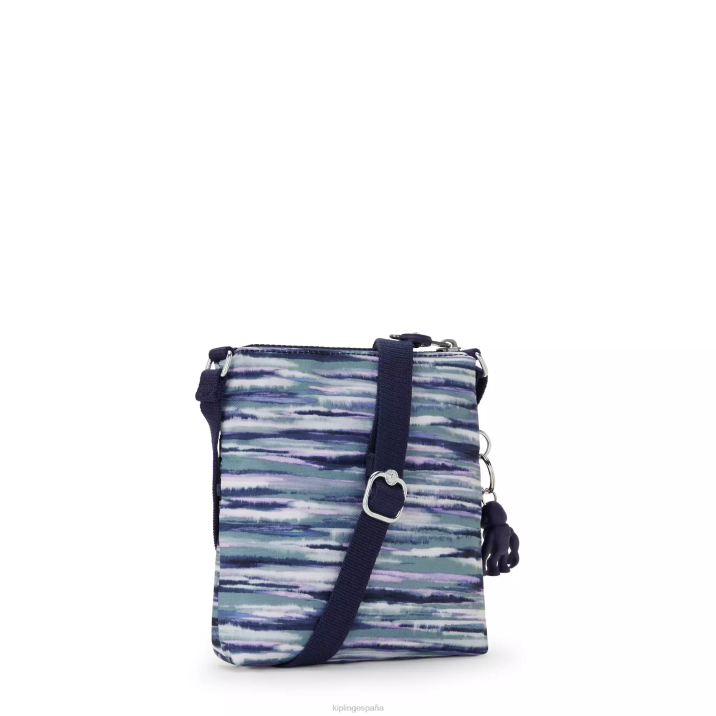 minibolso alvar extrapequeño estampado Kipling rayas de pincel mujer 884V71 minibolsos