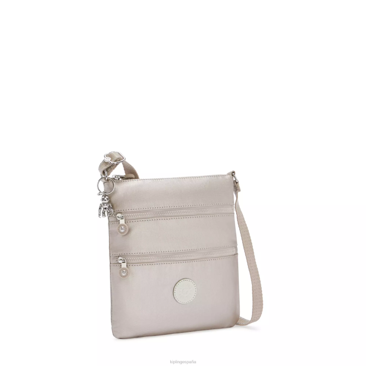 minibolso bandolera keiko metalizado Kipling resplandor metalico mujer 884V98 minibolsos