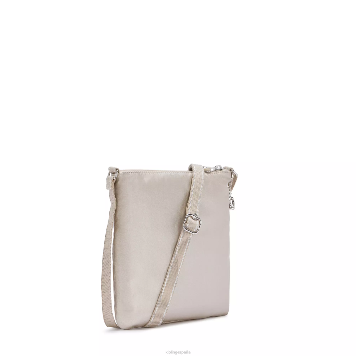 minibolso bandolera keiko metalizado Kipling resplandor metalico mujer 884V98 minibolsos