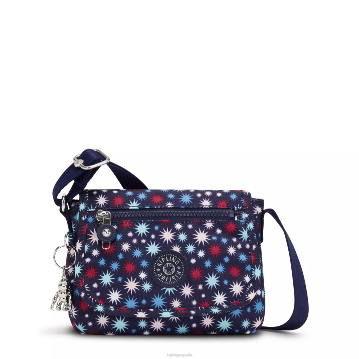 minibolso bandolera sabian estampado Kipling estrellas funky mujer 884V11 minibolsos