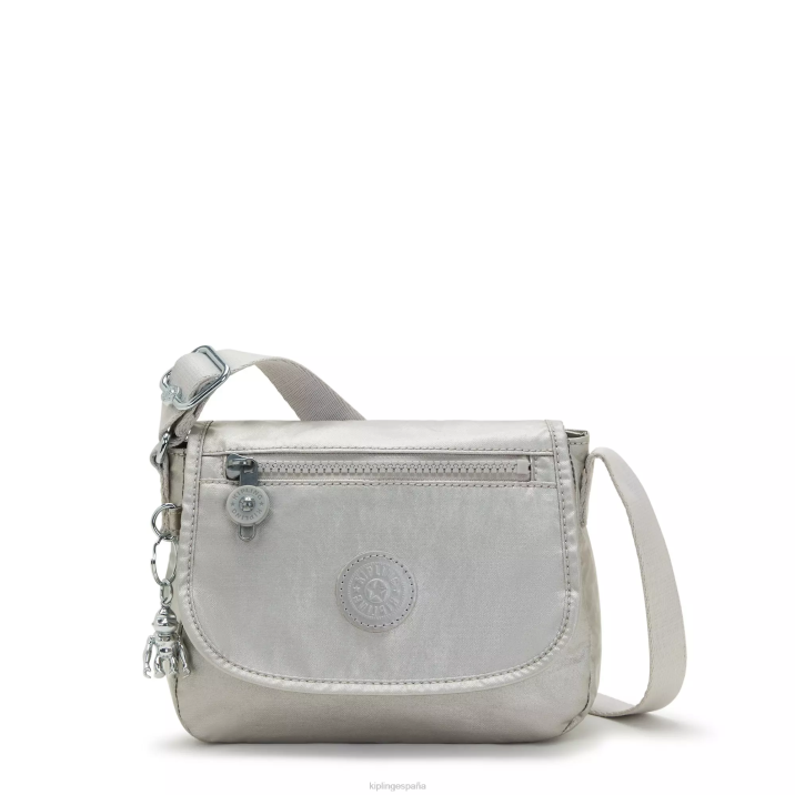 minibolso bandolera sabian metalizado Kipling metálico brillante mujer 884V100 minibolsos