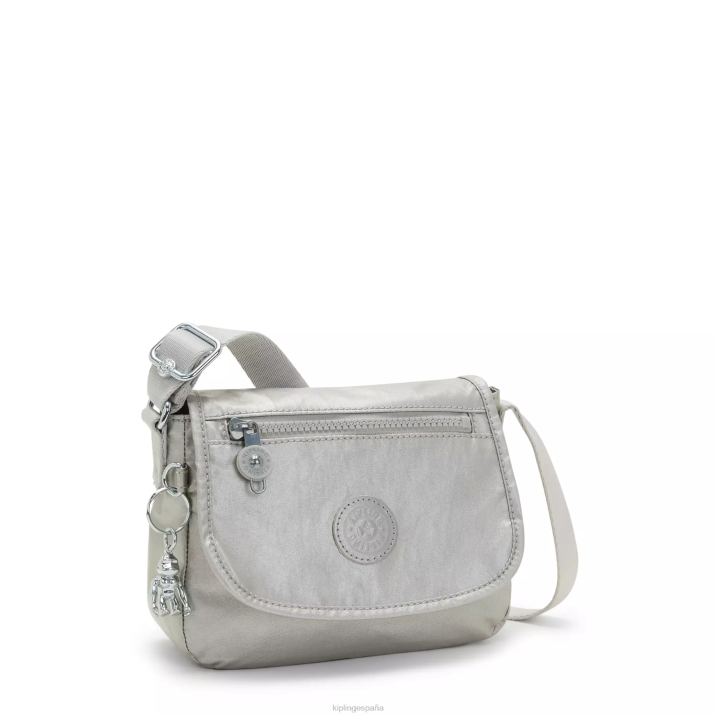 minibolso bandolera sabian metalizado Kipling metálico brillante mujer 884V100 minibolsos