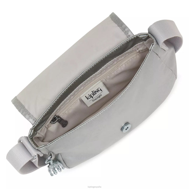 minibolso bandolera sabian metalizado Kipling metálico brillante mujer 884V100 minibolsos