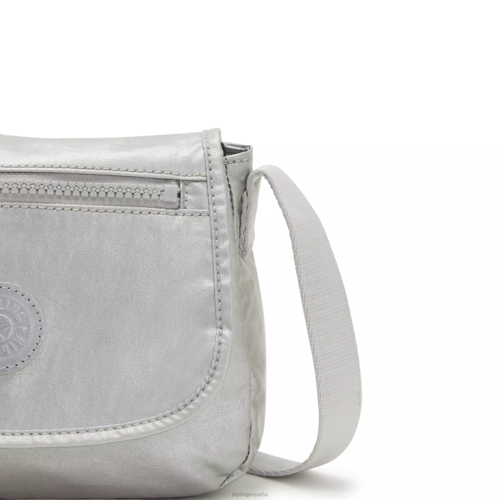 minibolso bandolera sabian metalizado Kipling metálico brillante mujer 884V100 minibolsos