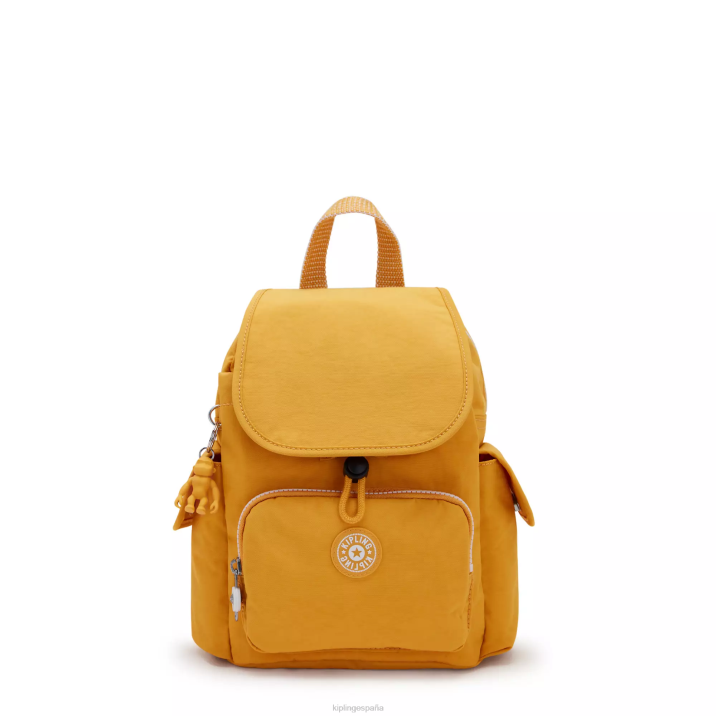 minimochila city pack Kipling amarillo rapido mujer 884V411 minibolsos