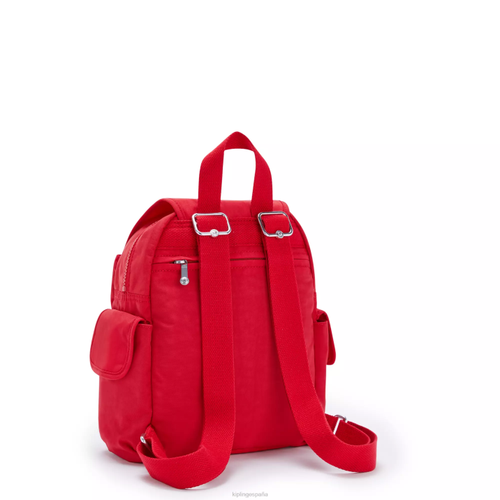 minimochila city pack Kipling colorete rojo mujer 884V415 minibolsos