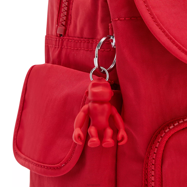minimochila city pack Kipling colorete rojo mujer 884V415 minibolsos
