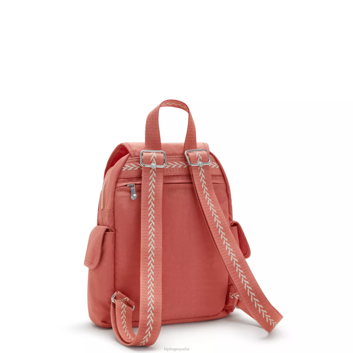minimochila city pack Kipling rosa de la vendimia mujer 884V416 minibolsos