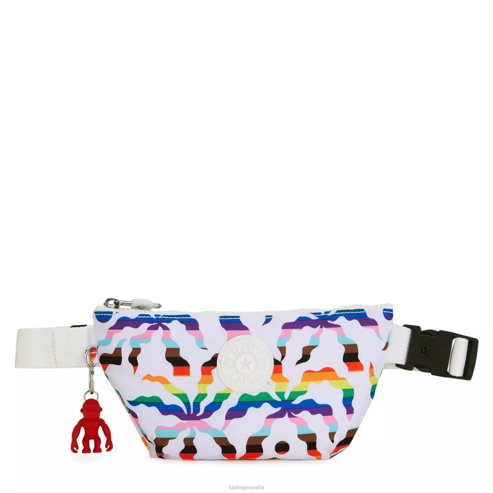 riñonera gizi estampada Kipling palma arcoiris mujer 884V37 paquete de cintura