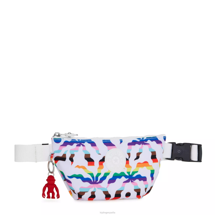 riñonera gizi estampada Kipling palma arcoiris mujer 884V37 paquete de cintura