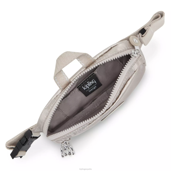riñonera metalizada alys Kipling resplandor metalico mujer 884V283 paquete de cintura