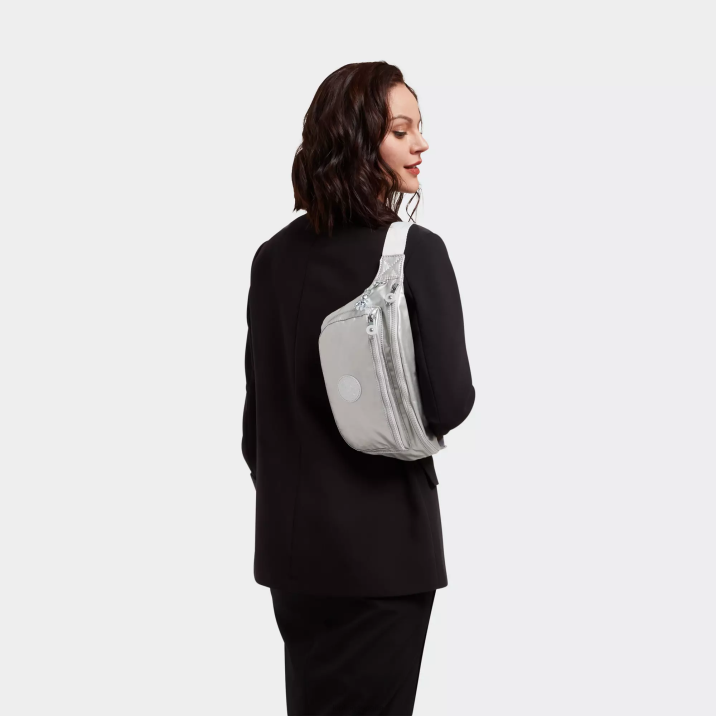 riñonera metalizada extra grande yasemina Kipling metálico brillante mujer 884V284 paquete de cintura