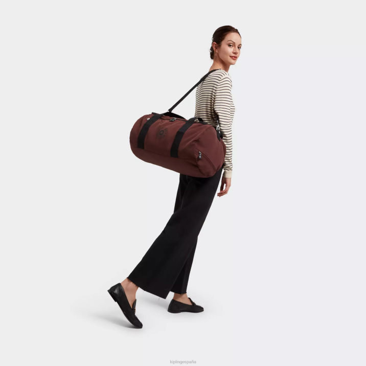 bolsa de viaje pequeña argus Kipling caoba mujer 884V329 Bolsas de viaje