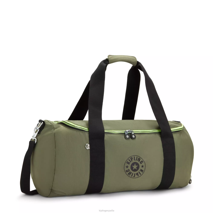 bolsa de viaje pequeña argus Kipling musgo fuerte mujer 884V328 Bolsas de viaje