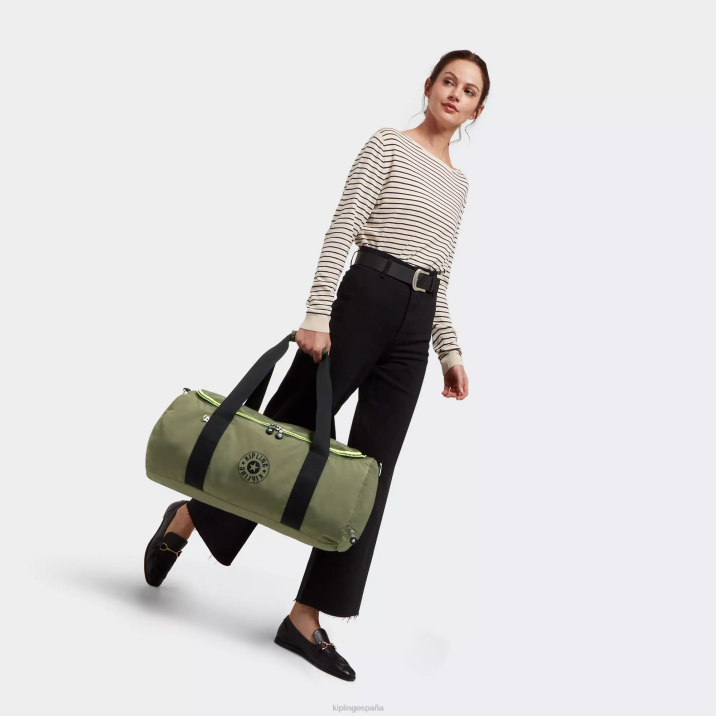 bolsa de viaje pequeña argus Kipling musgo fuerte mujer 884V328 Bolsas de viaje